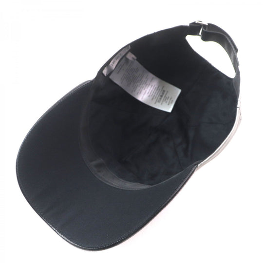 Dior HOMME cap 243C904A4511 Outer: 100% cotton, Lining: 100% cotton, Leather part: 100% sheepskin, Part: 100% rayon, Part: 100% polyester gray Atelier mens S Used Authentic