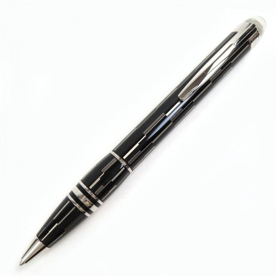 MONTBLANC Ballpoint pen Black Precious Rubbed Gin black Starwalker Black Mystery mens Used Authentic