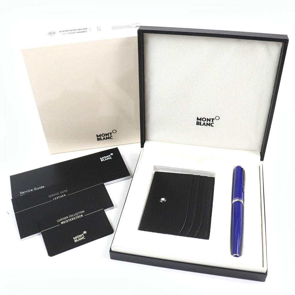 MONTBLANC Ballpoint pen Blue precious resin blue Cruise collection mens Used Authentic