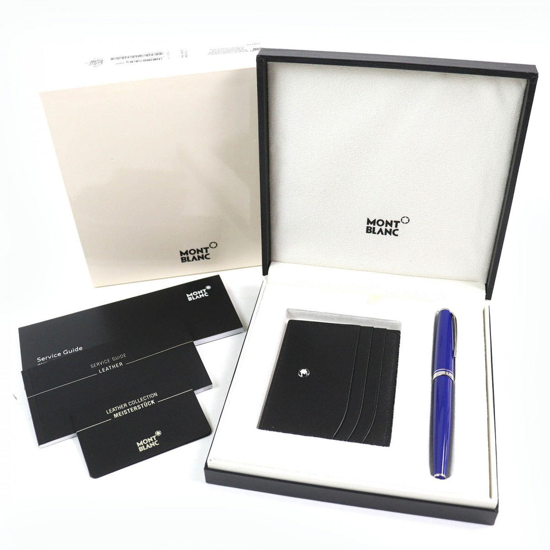 MONTBLANC Ballpoint pen Blue precious resin blue Cruise collection mens Used Authentic