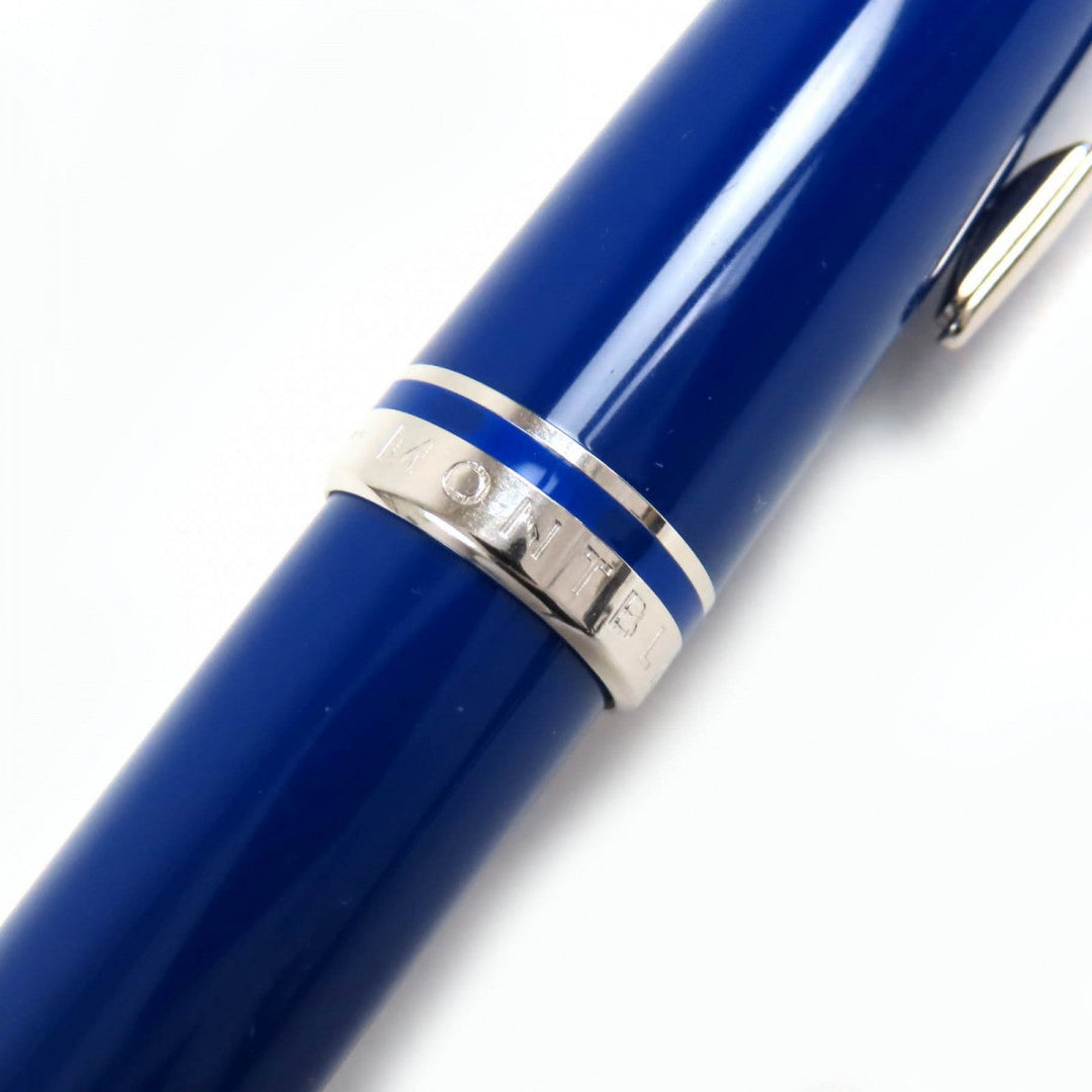 MONTBLANC Ballpoint pen Blue precious resin blue Cruise collection mens Used Authentic