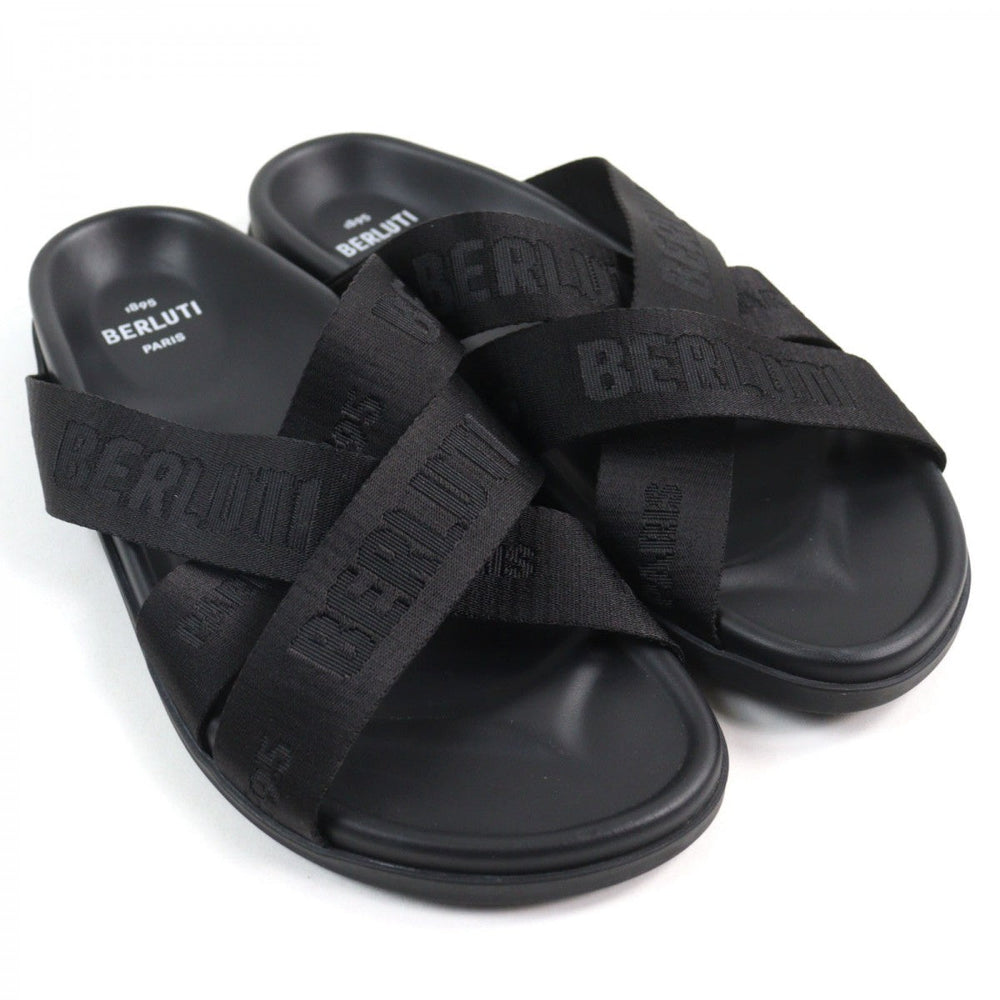 Berluti Sandals Main: Rubber black Egio mens Sizes available (listed under country of origin) Used Authentic