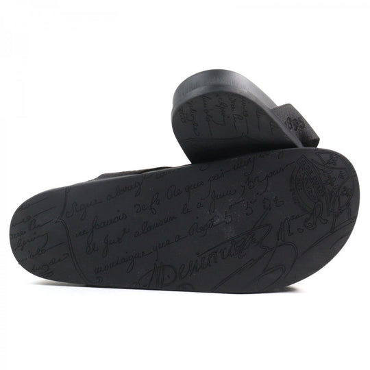 Berluti Sandals Main: Rubber black Egio mens Sizes available (listed under country of origin) Used Authentic