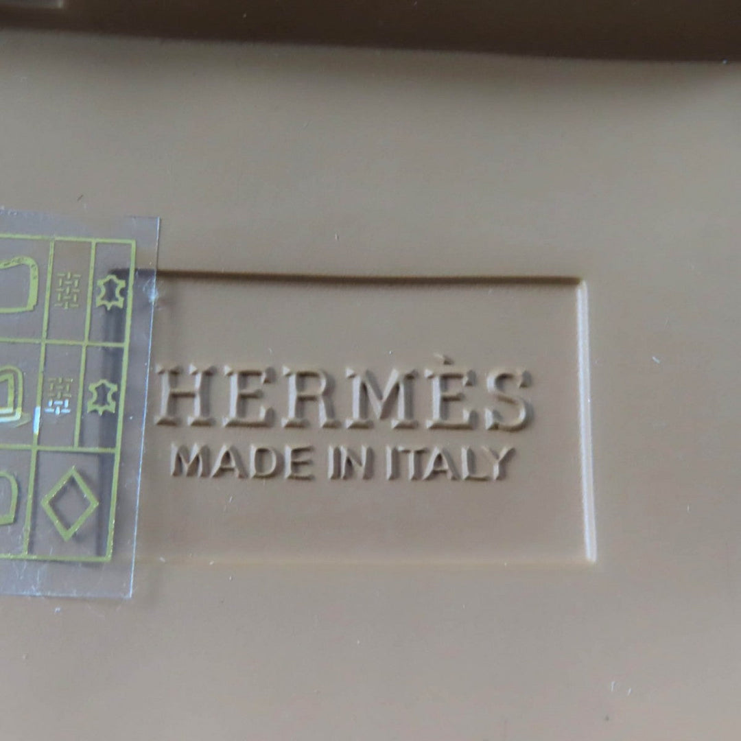 HERMES short boots H232064Z quilted parachute , chevre , rubber , Brown fresh Women 35.5 Used Authentic