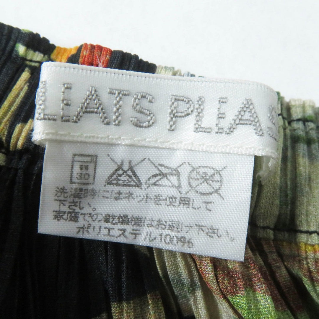 PLEATS PLEASE skirt PP41-JG654 Main: 100% polyester black multi Women F Used Authentic