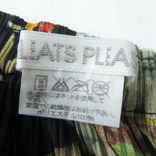PLEATS PLEASE skirt PP41-JG654 Main: 100% polyester black multi Women F Used Authentic