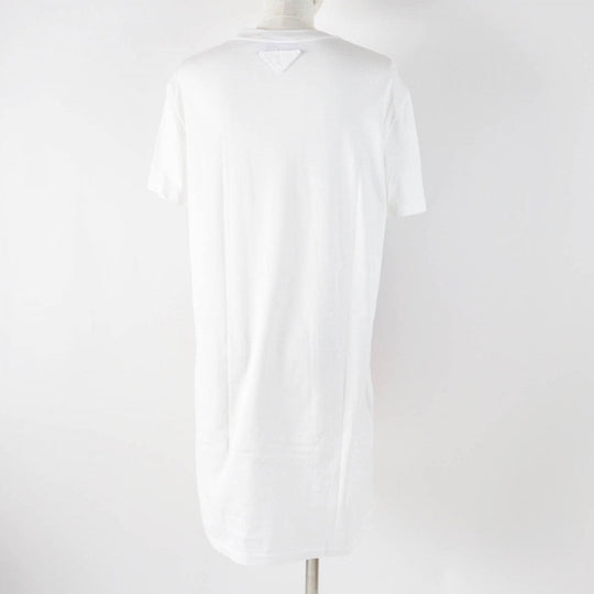 PRADA one piece 35936R Main: 100% cotton, part: glass White mulch Prada Poster Girl Women XS Used Authentic