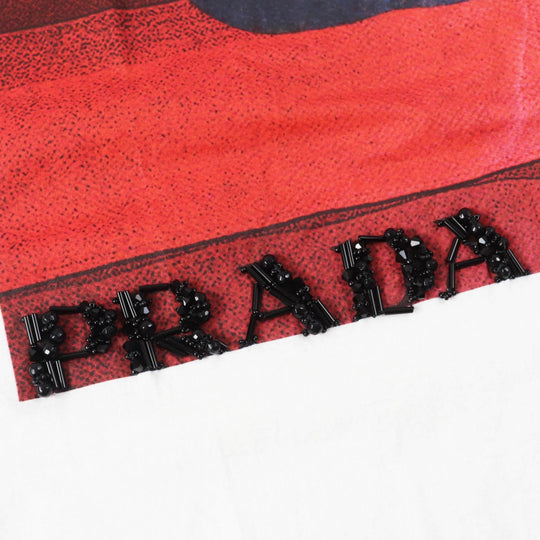 PRADA one piece 35936R Main: 100% cotton, part: glass White mulch Prada Poster Girl Women XS Used Authentic