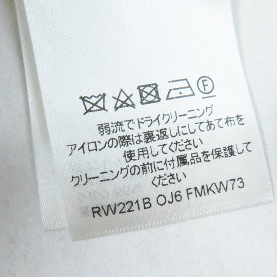 LOUIS VUITTON Tank top Main: 65% silk, 32% nylon, 3% polyurethane Black red Women S Used Authentic