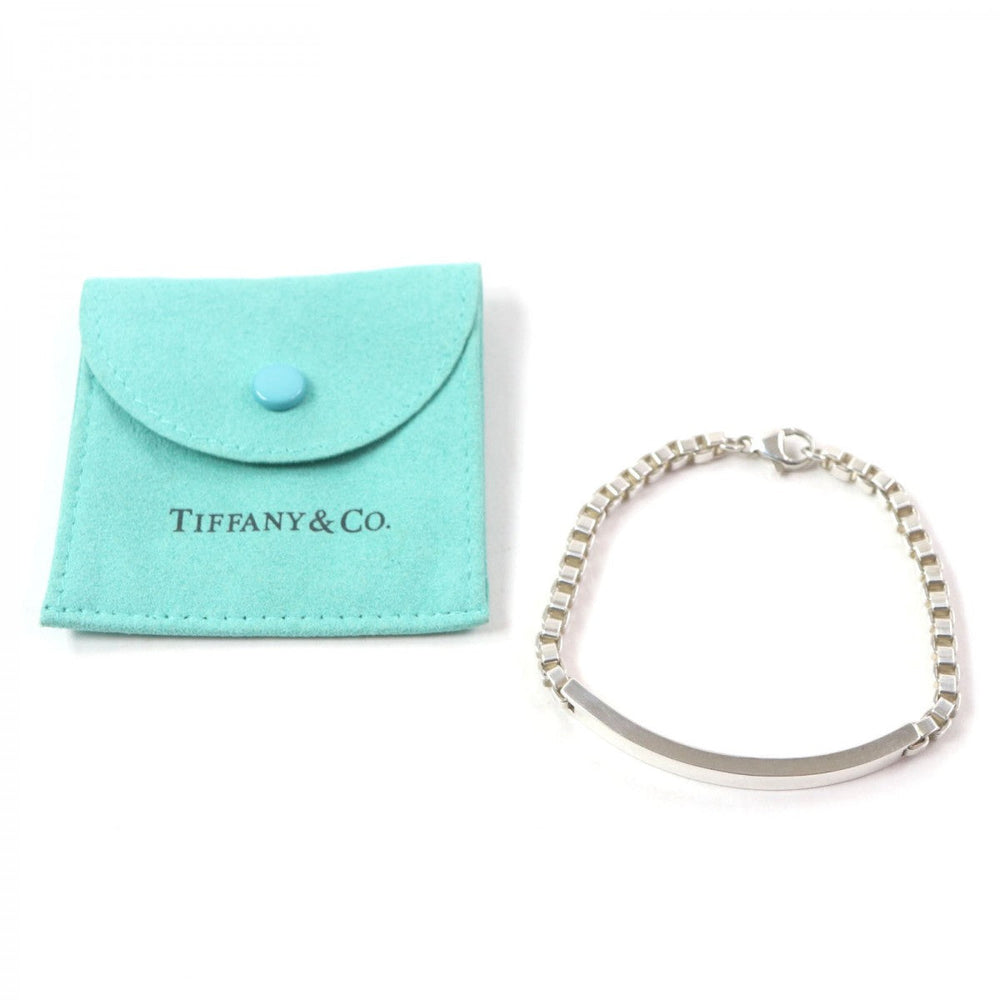 TIFFANY&Co. bracelet Main�FSV925 Silver Venetian Link ID 2004 mens Used Authentic