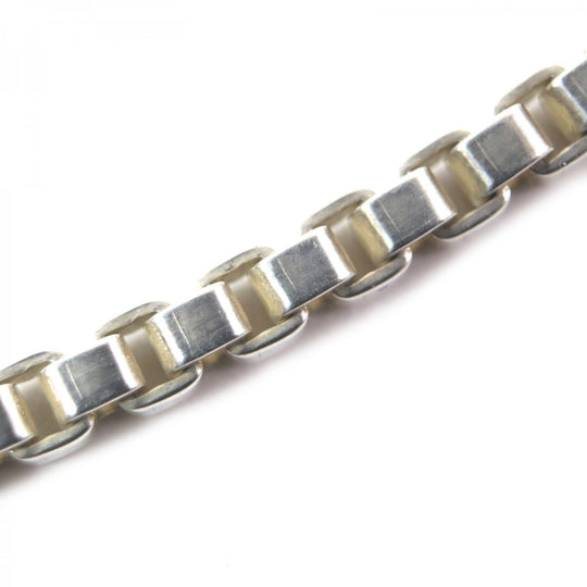 TIFFANY&Co. bracelet Main�FSV925 Silver Venetian Link ID 2004 mens Used Authentic