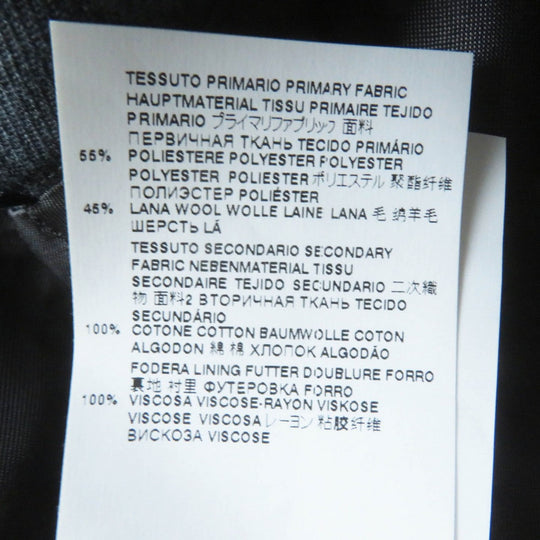 Maison Margiela Pants S51MA0463 Main: 55% polyester, Main: 45% wool, Main: 100% cotton, Lining: 100% rayon Charcoal gray Women 40 Used Authentic