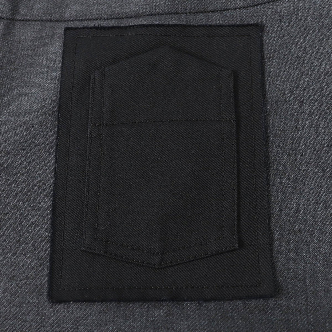 Maison Margiela Pants S51MA0463 Main: 55% polyester, Main: 45% wool, Main: 100% cotton, Lining: 100% rayon Charcoal gray Women 40 Used Authentic