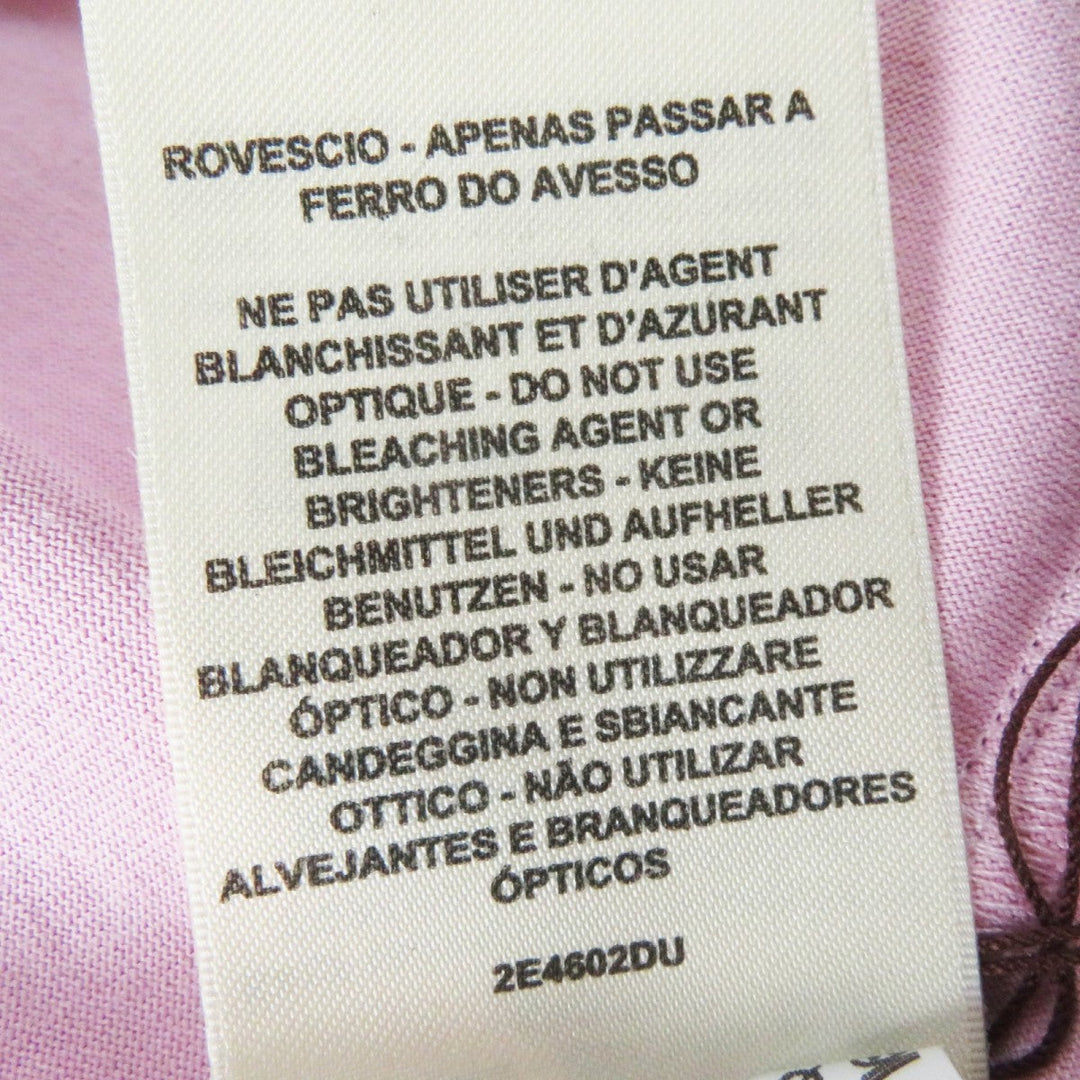 HERMES Short sleeve T-shirt 2E4602DU Main: 100% cotton Dusty Pink Cartouche Micro T-shirt Women 36 Used Authentic