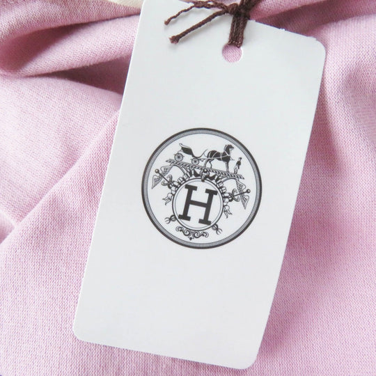 HERMES Short sleeve T-shirt 2E4602DU Main: 100% cotton Dusty Pink Cartouche Micro T-shirt Women 36 Used Authentic
