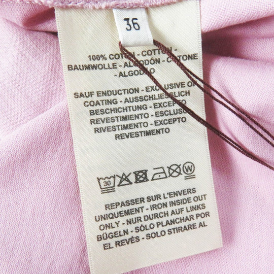 HERMES Short sleeve T-shirt 2E4602DU Main: 100% cotton Dusty Pink Cartouche Micro T-shirt Women 36 Used Authentic