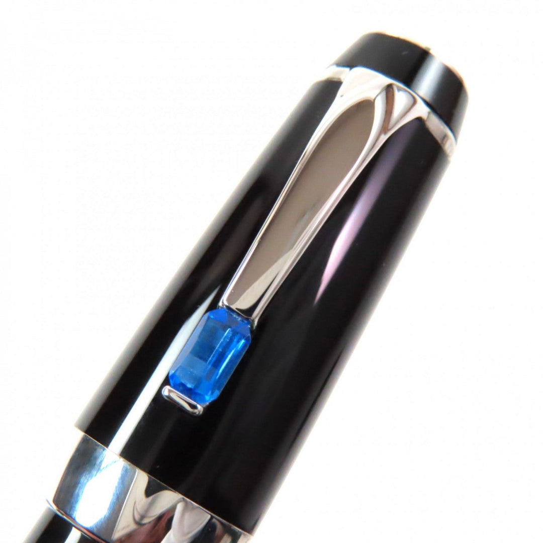 MONTBLANC fountain pen 14K Black Silver Boheme