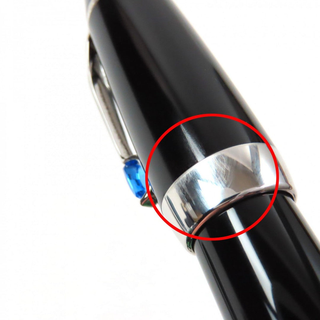 MONTBLANC fountain pen 14K Black Silver Boheme
