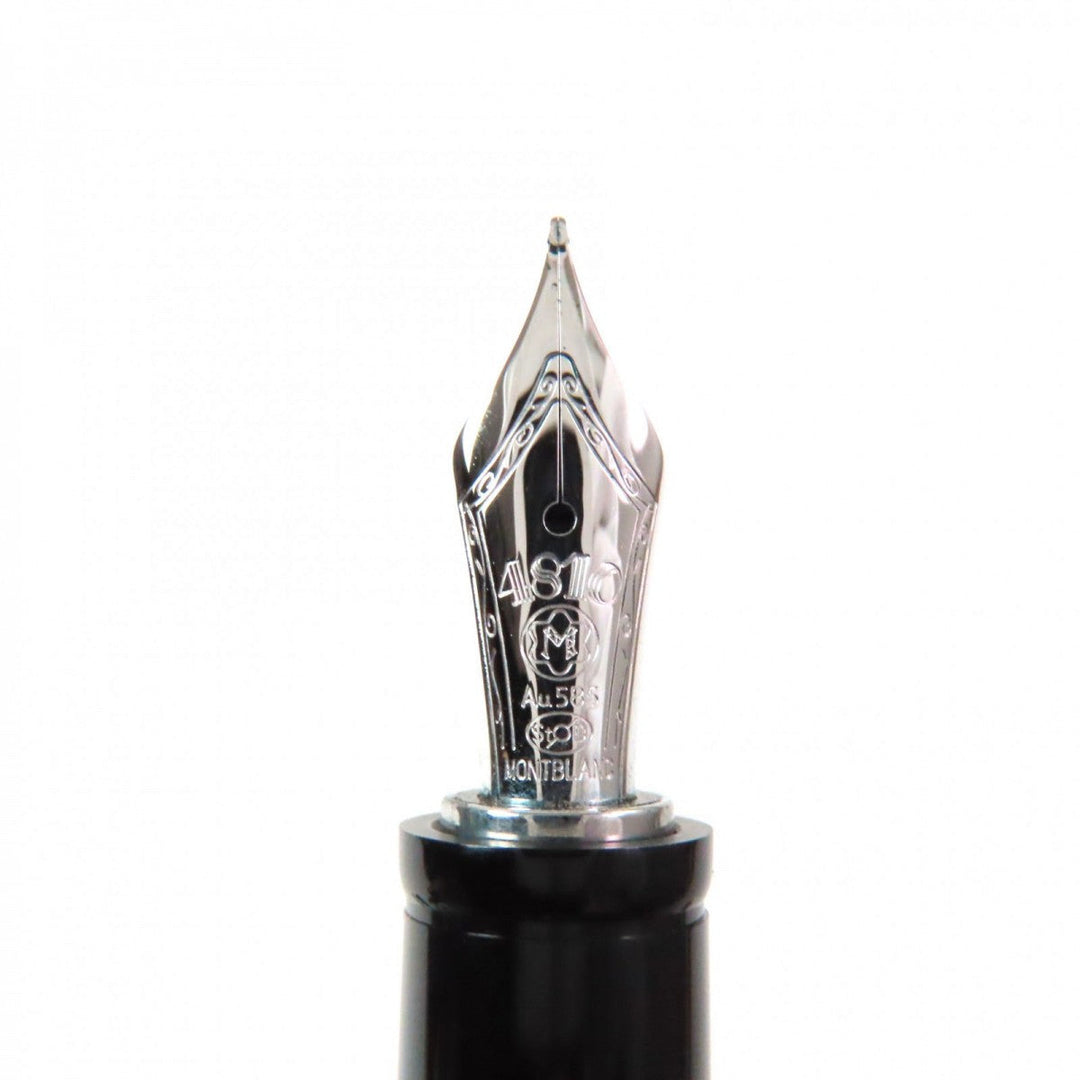 MONTBLANC fountain pen 14K Black Silver Boheme