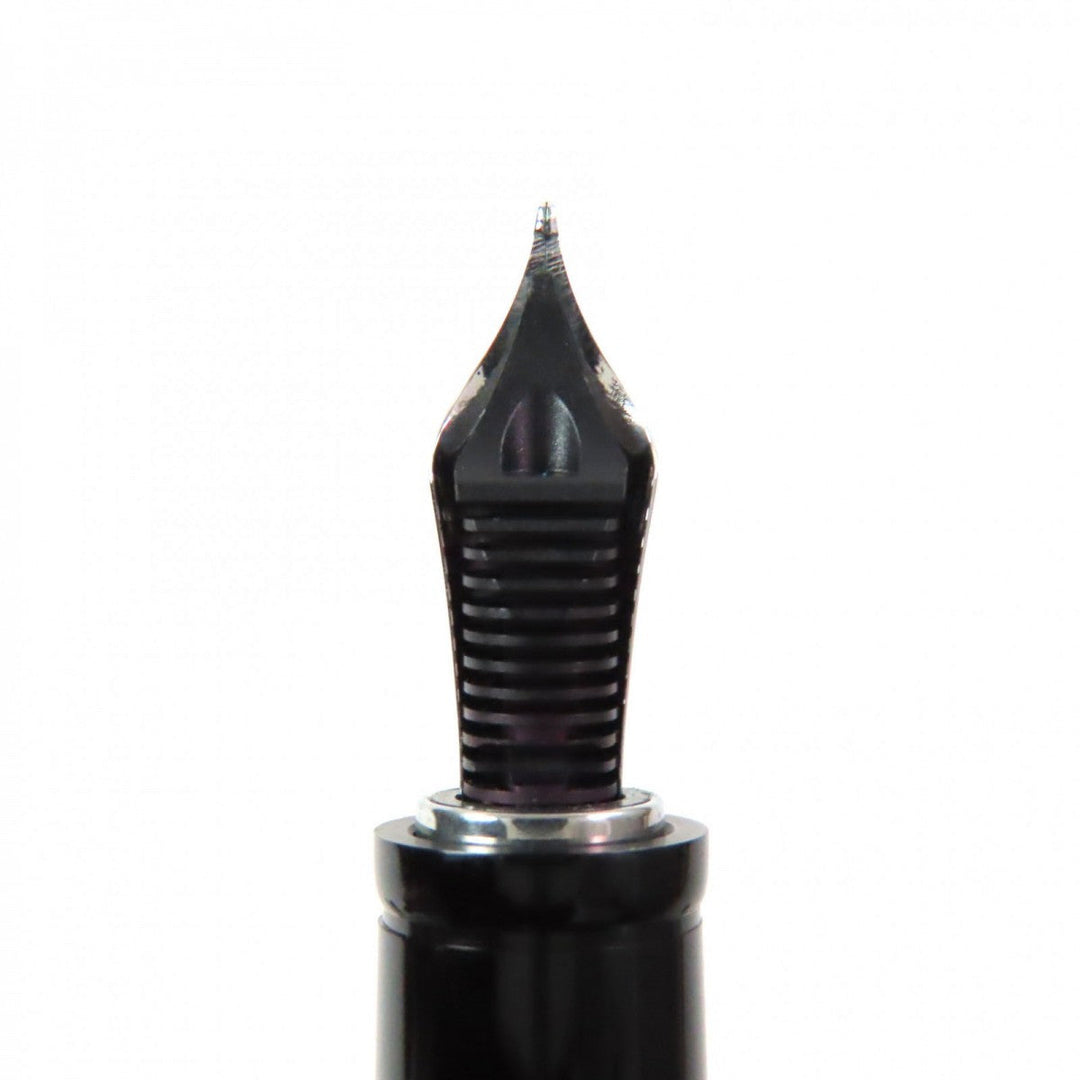 MONTBLANC fountain pen 14K Black Silver Boheme