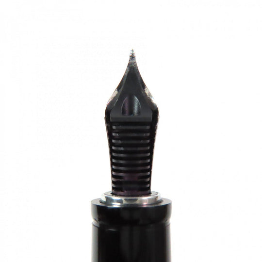 MONTBLANC fountain pen 14K Black Silver Boheme