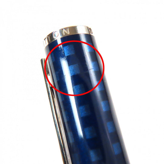 LOUIS VUITTON Ballpoint pen N79155 metal Navy Jet rack mens Used Authentic