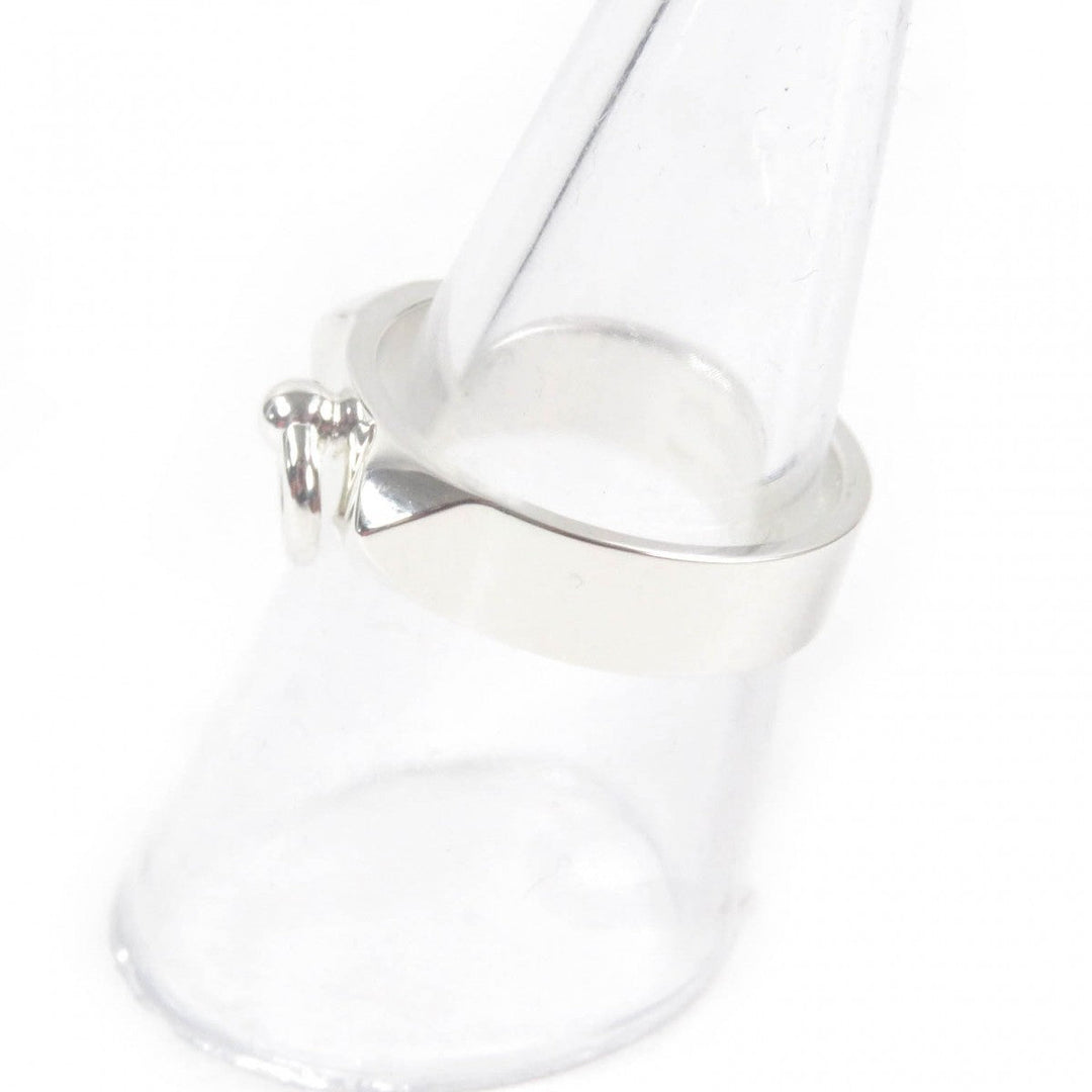 HERMES Ring Main�FAG925 Silver Corey de Cyan Women Used Authentic