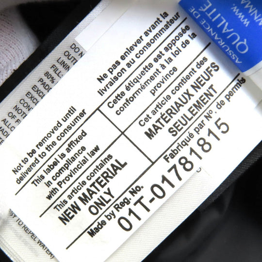 CANADA GOOSE Down jacket 3438JM Outer: 85% polyester, Outer: 15% cotton, Lining: 100% nylon, Part: 98% acrylic, Part: 2% polyester black JASPER PARKA Jasper Parka mens S Used Authentic