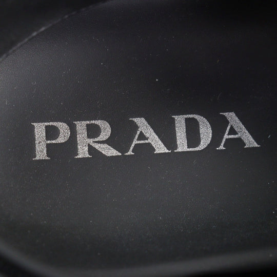 PRADA Sandals 2X3121 Main: Leather black mens 9.5 Used Authentic