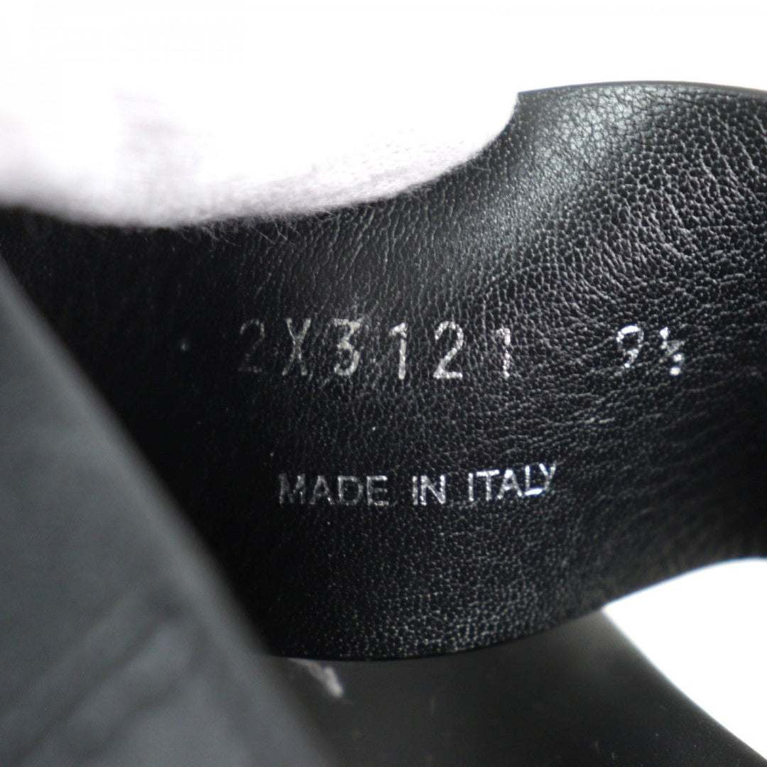 PRADA Sandals 2X3121 Main: Leather black mens 9.5 Used Authentic