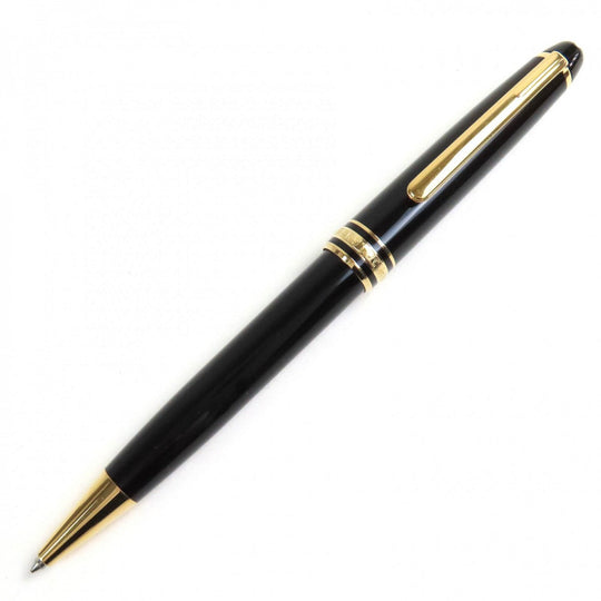 MONTBLANC Ballpoint pen Black Precious Rubbed Gin black Meisterstck Classic mens Used Authentic