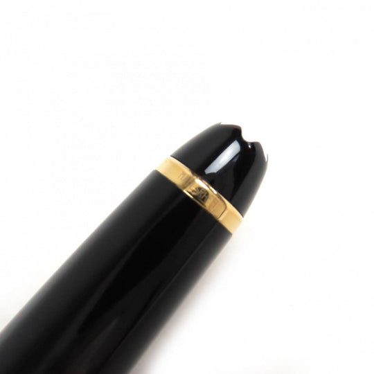 MONTBLANC Ballpoint pen Black Precious Rubbed Gin black Meisterstck Classic mens Used Authentic