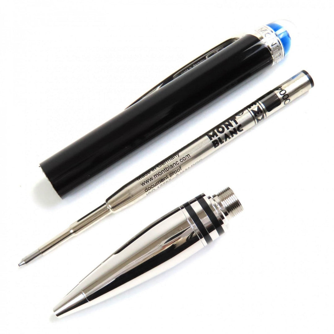 MONTBLANC Ballpoint pen Black Precious Rubbed Gin black Starwalker Due mens Used Authentic