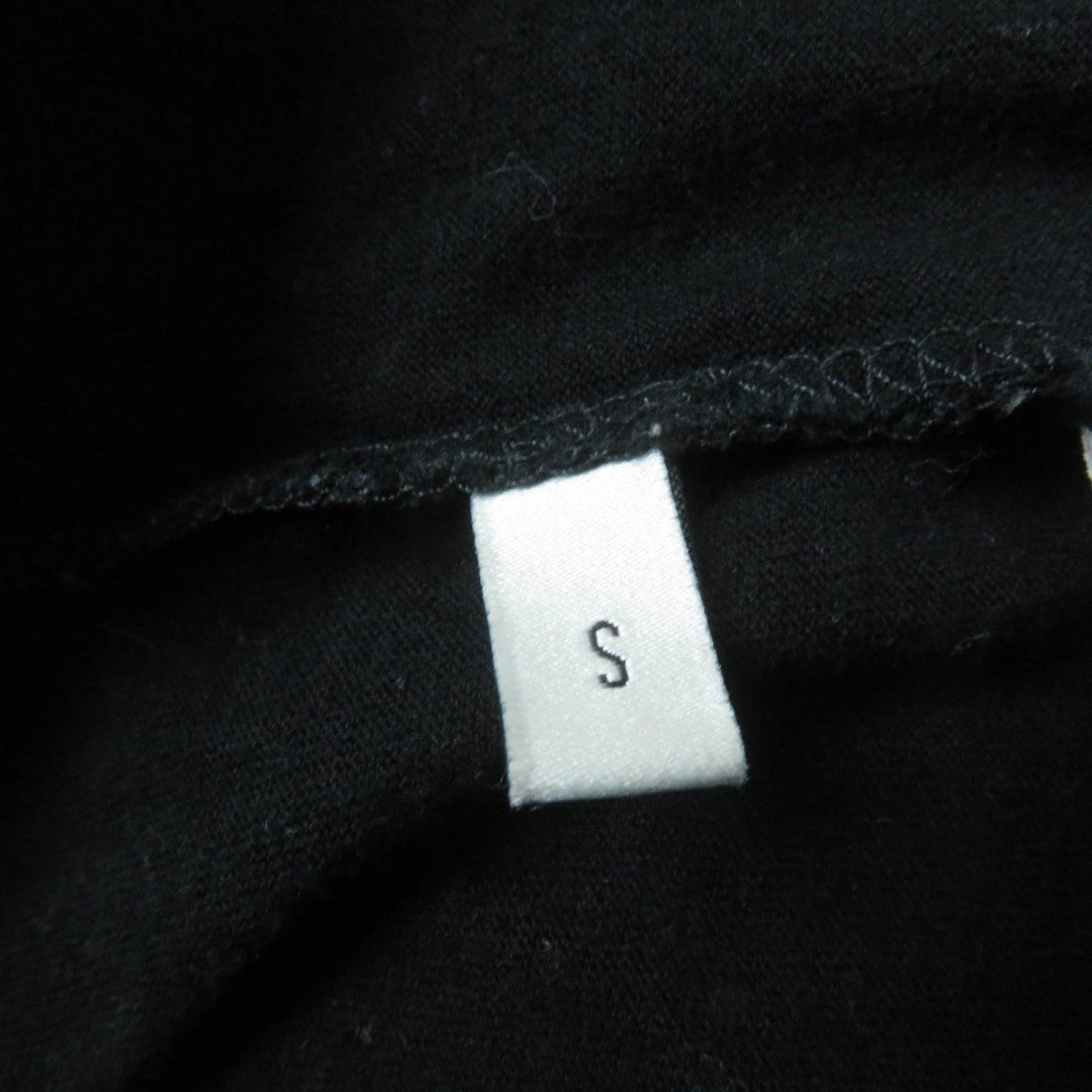 GUCCI Short sleeve T-shirt 457936 Main: 100% cotton, Part: 100% cotton, Part: 100% polyester black Floral Embroidery Tee mens S Used Authentic