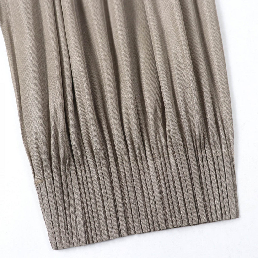 PLEATS PLEASE Saruel pants PP91-JF423 Main: 100% polyester Brown type Women 3 Used Authentic