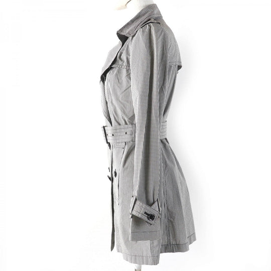 BURBERRY BLACK LABEL trench coat cotton Black Women 38 Used Authentic