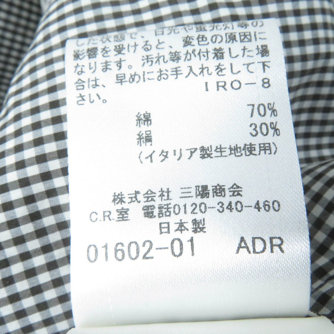 BURBERRY BLACK LABEL trench coat cotton Black Women 38 Used Authentic