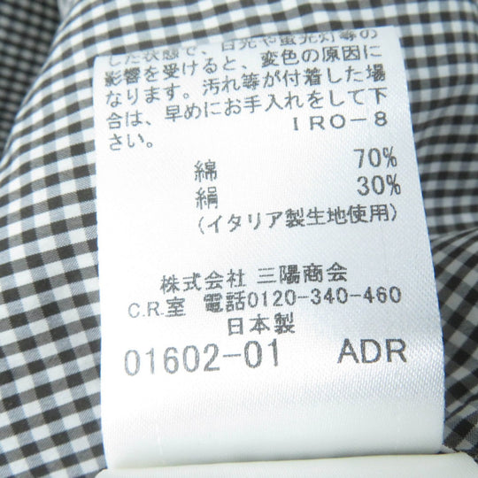 BURBERRY BLACK LABEL trench coat cotton Black Women 38 Used Authentic