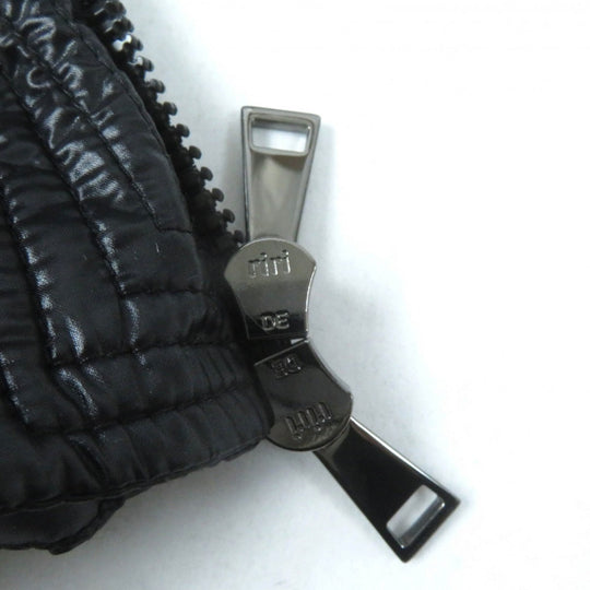 MONCLER Down jacket Main: 100% nylon, Lining: 100% nylon, Part: 100% nylon, Part: 100% nylon, Filling: 90% down black RHIN Women 2 Used Authentic