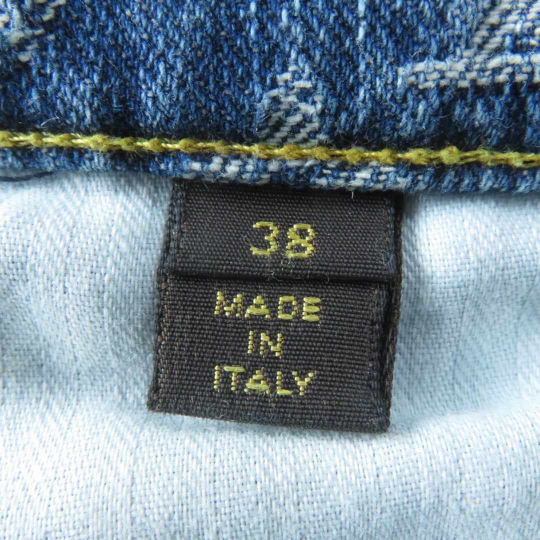 LOUIS VUITTON Denim pants Main: 100% cotton Indigo Women 38 Used Authentic