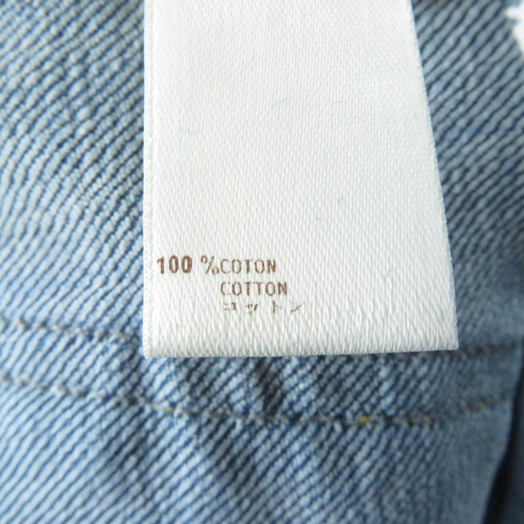 LOUIS VUITTON Denim pants Main: 100% cotton Indigo Women 38 Used Authentic