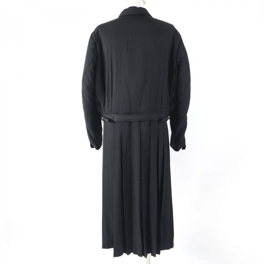 Yohji Yamamoto one piece FM-D13-406 Main: 100% silk, Filling: 100% polyester, Lining: 100% silk, Part: 100% silk black Women 2 Used Authentic