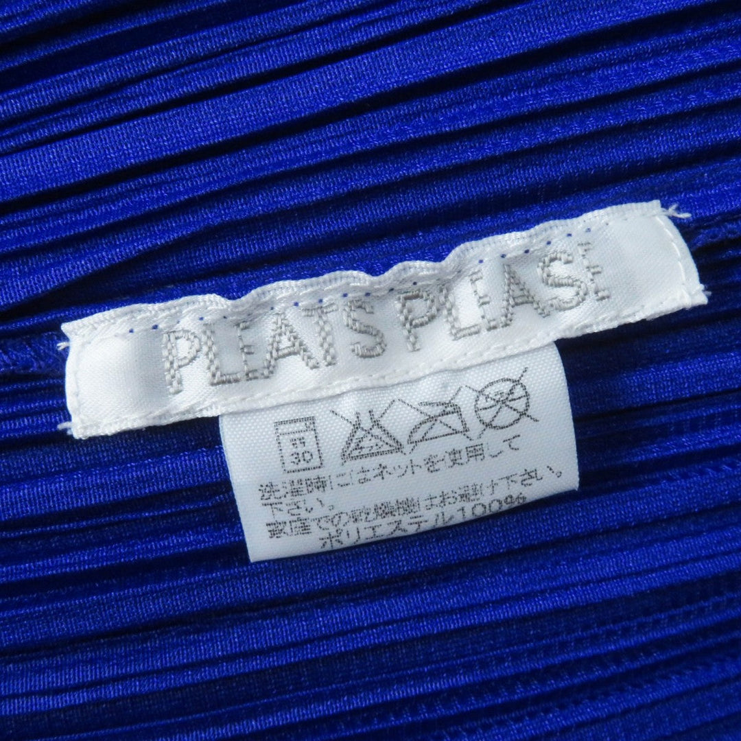 PLEATS PLEASE setup PP31-JK802 PP31-JG805 Main: 100% polyester Purple Blue type Women 3 Used Authentic