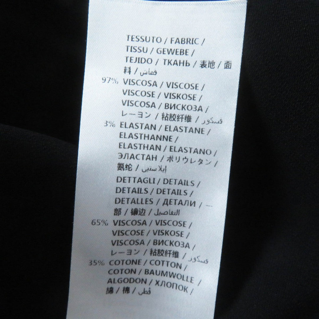 GUCCI one piece 528977 Main: 97% rayon, Main: 3% polyurethane, Part: 65% rayon, Part: 35% cotton black Women 36 Used Authentic