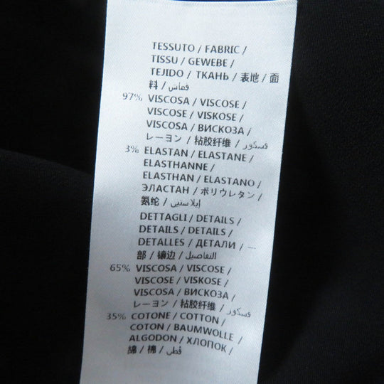 GUCCI one piece 528977 Main: 97% rayon, Main: 3% polyurethane, Part: 65% rayon, Part: 35% cotton black Women 36 Used Authentic