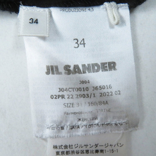 JIL SANDER one piece J04CT0010 Main: 82% rayon, Main: 18% nylon, Part: 95% rayon, Part: 5% polyurethane black Women 34 Used Authentic