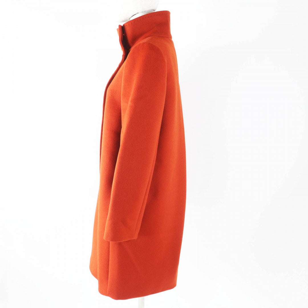 MAX MARA coat Main: 90% wool, Main: 10% cashmere, Lining: 70% acetate, Lining: 30% cupra terracotta White tag Women 36 Used Authentic