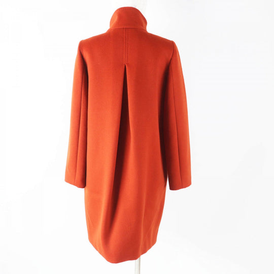 MAX MARA coat Main: 90% wool, Main: 10% cashmere, Lining: 70% acetate, Lining: 30% cupra terracotta White tag Women 36 Used Authentic