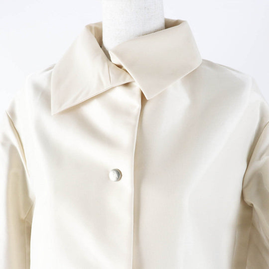Aquascutum Jacket cotton light beige White label Women 6 Used Authentic