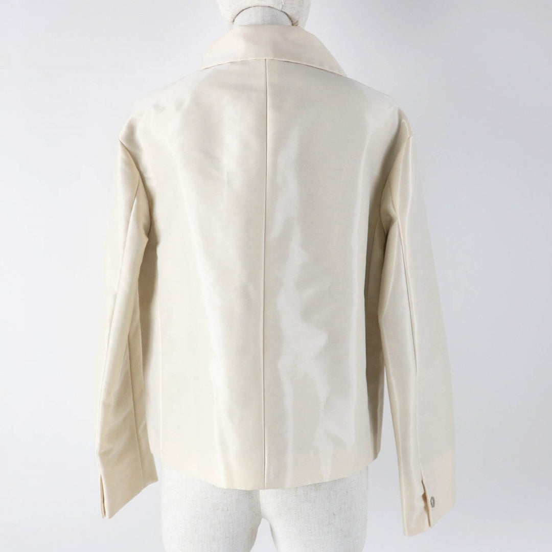 Aquascutum Jacket cotton light beige White label Women 6 Used Authentic